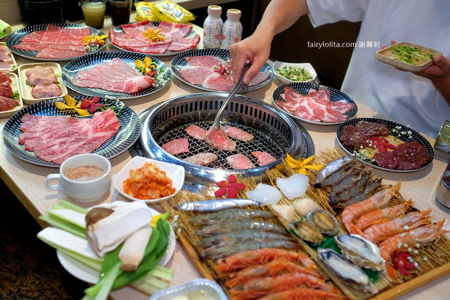 燒肉道。吃到撐還吃不完！789元百種食材無限點，全台第一家「軌道送餐」太誇張！ @嘿!部落!