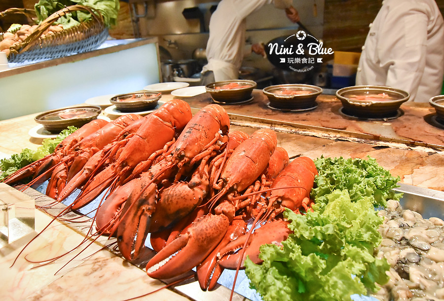 台中林酒店 LV 森林百匯|台中吃到飽餐廳，龍蝦.生蠔.烤大蝦.自助buffet @嘿!部落!