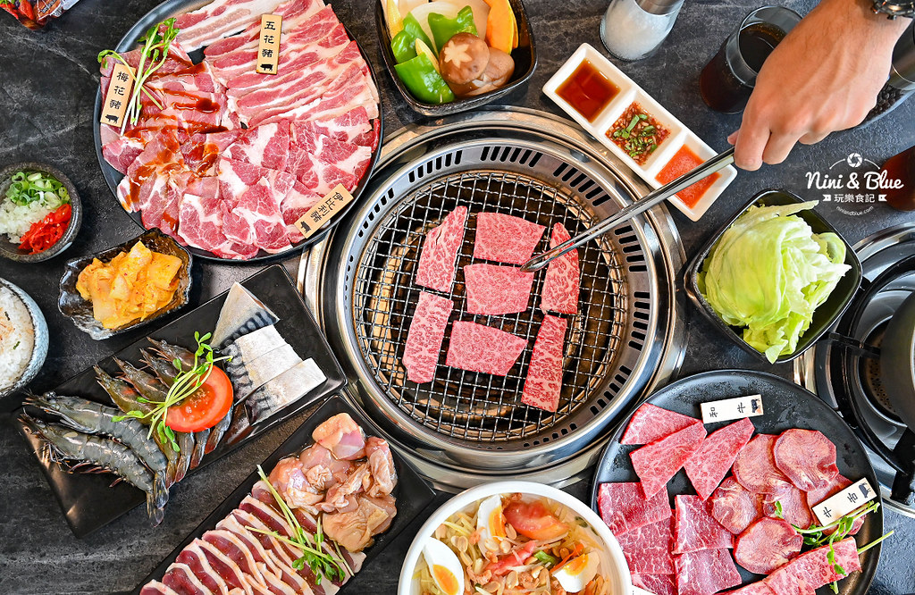 唯真燒肉 | 南投草屯田中央燒肉，日式燒肉搭配泰式沾醬，厚切肉肉大滿足 @嘿!部落!