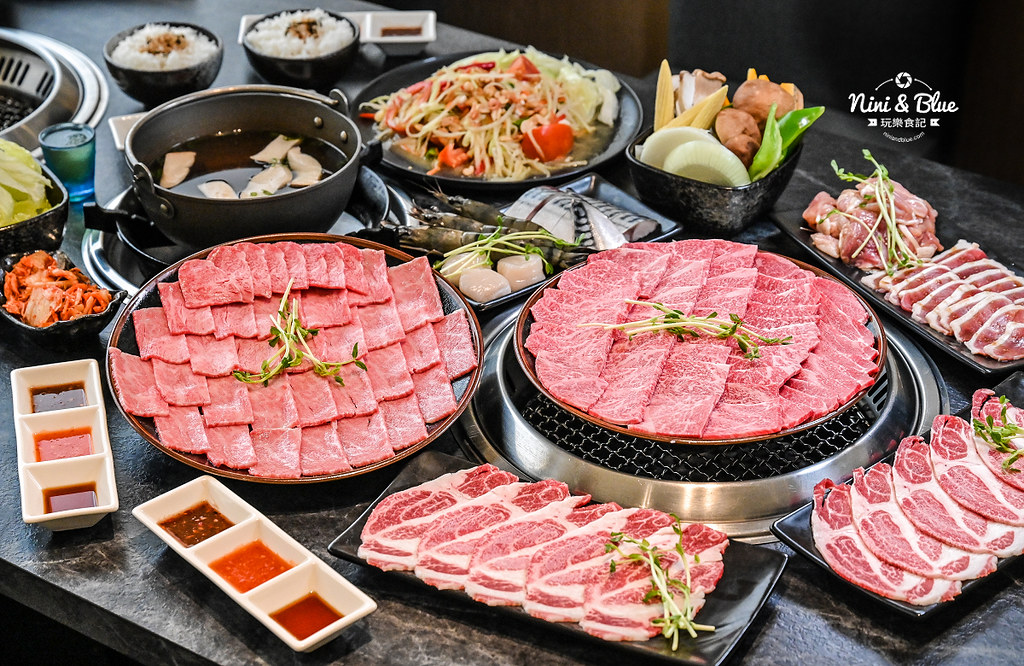 唯真燒肉 |南投草屯燒肉推薦，全日本A5和牛套餐肉量超多，日式燒肉 泰式青木瓜沙拉超好吃 @嘿!部落!