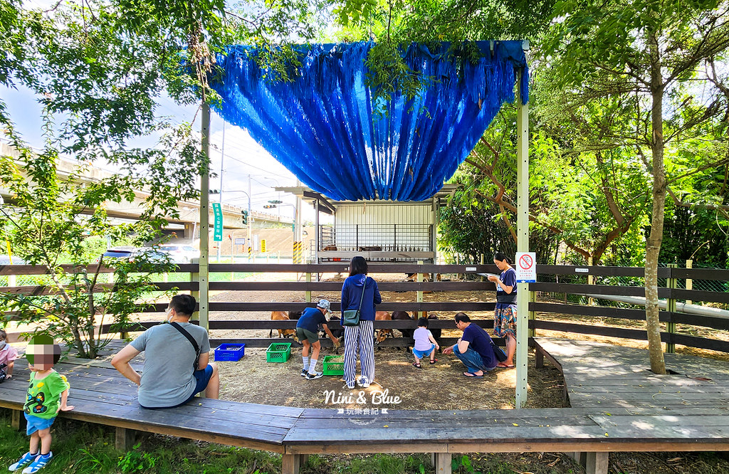 羊舍鮮羊乳 – 彰化牧場門市，銅板價格就能買牧草餵小羊，彰化免門票親子景點推薦 @嘿!部落!