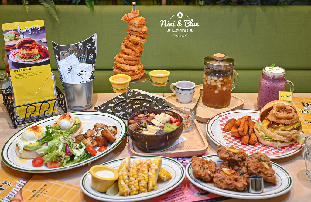 台中早午餐推薦，the Diner 樂子台中三越店，瓦城集團品牌，美式早午餐、漢堡、義大利麵、燉飯 @嘿!部落!