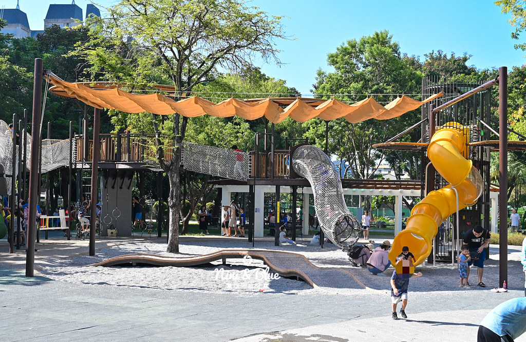 台中北屯兒童公園-全新林間探索遊戲場超刺激,攀爬隧道,波浪路挑戰小朋友膽量 @嘿!部落!