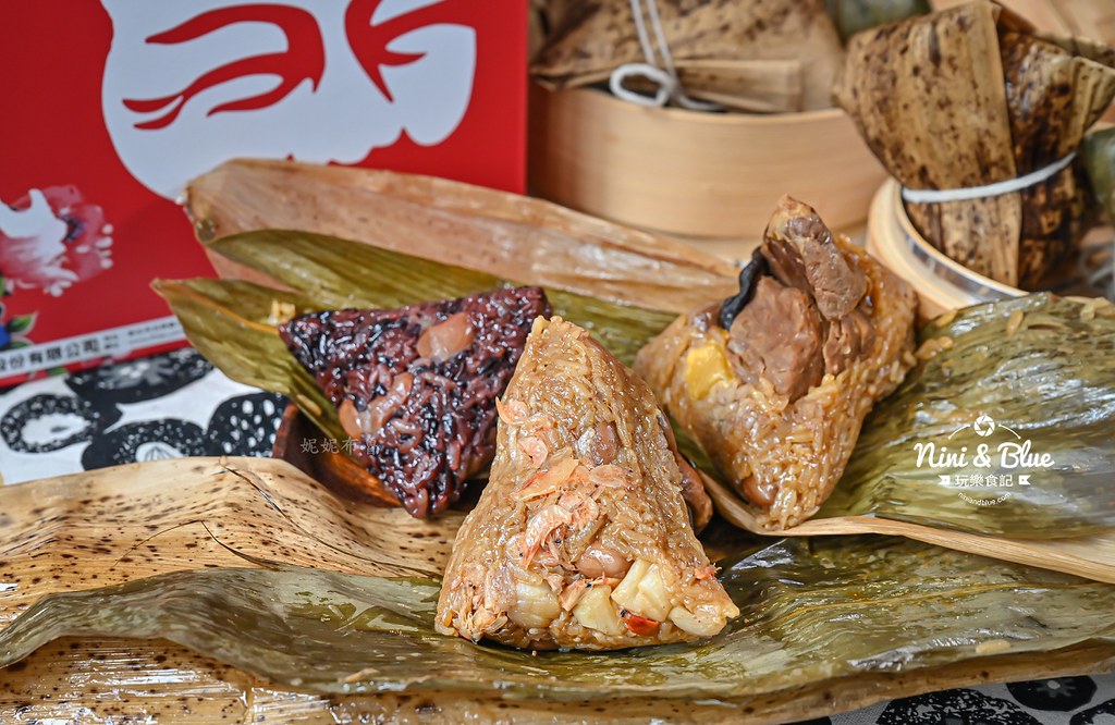 鬍鬚張肉粽禮盒，鬍鬚張不只魯肉飯厲害，古早味肉粽、櫻花蝦珠貝粽、桂圓紫米相思粽也很厲害! @嘿!部落!