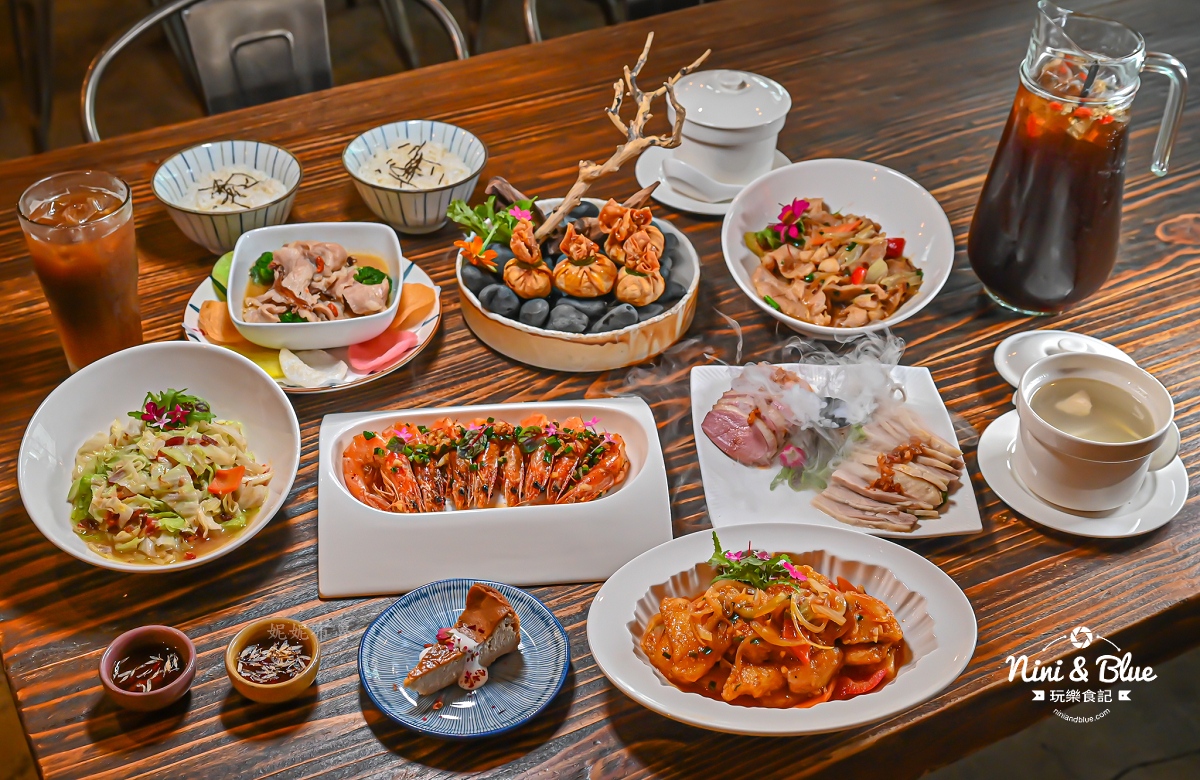 昨日花卷，台中西區勤美商圈創意料理，一個人也可吃中式合菜、商業午餐 @嘿!部落!