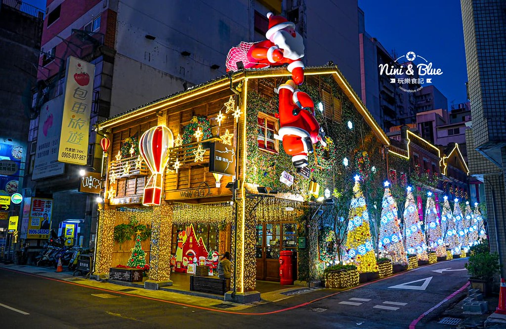 瓦庫燒肉薑餅屋-2024台中聖誕節景點,台中老宅燒肉店再次變身,耶誕老公公出任務 @嘿!部落!