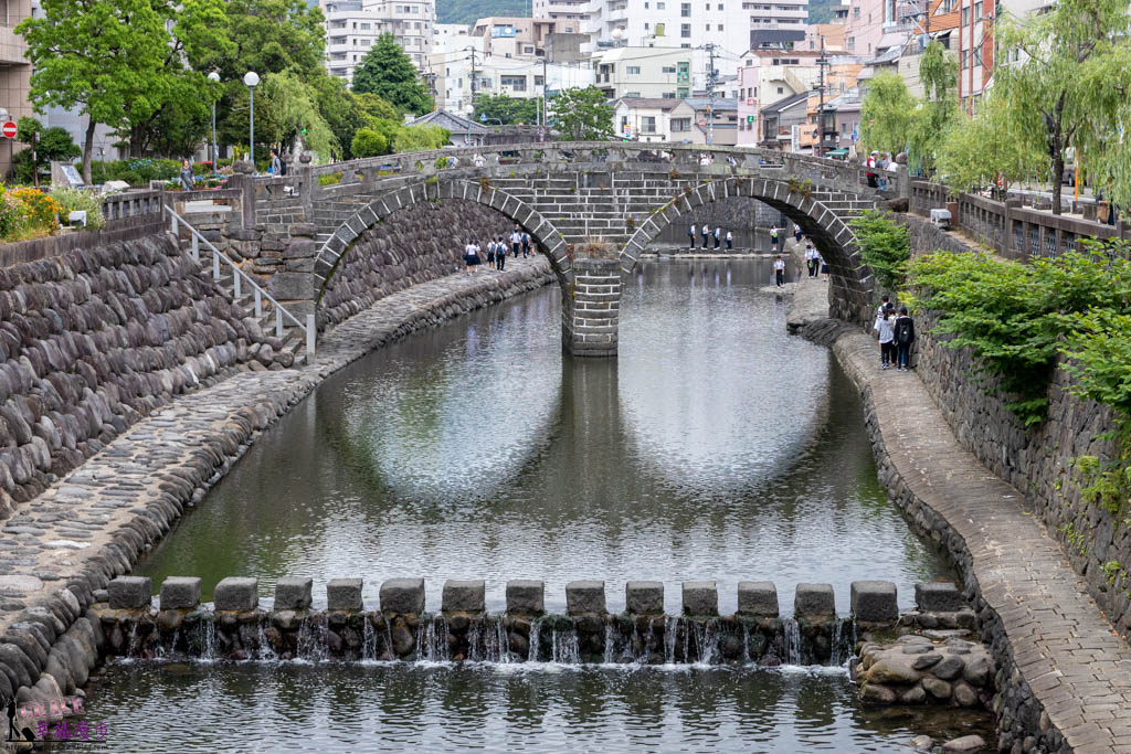 長崎眼鏡橋｜長崎縣日本–日本三大名橋之一，且是第一座古老的石頭拱橋，尋找神秘愛心許願石 @嘿!部落!