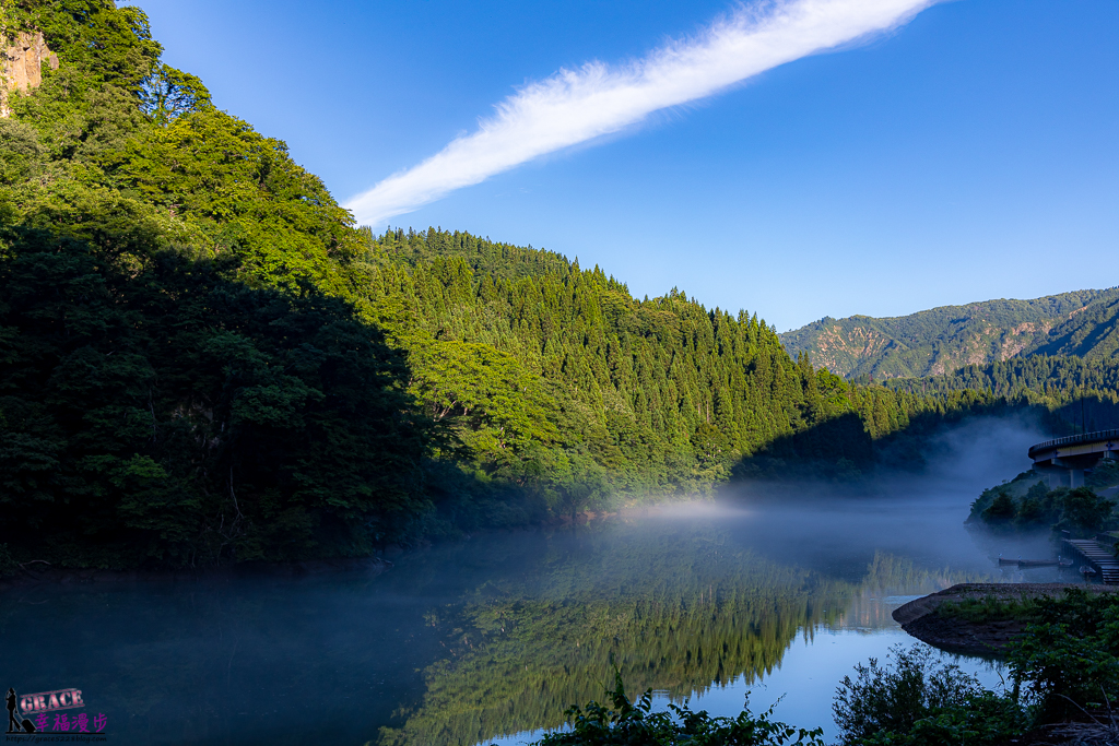 霧幻峽｜福島縣日本–只見線的靜謐景點，季節限定的川霧相當夢幻 @嘿!部落!