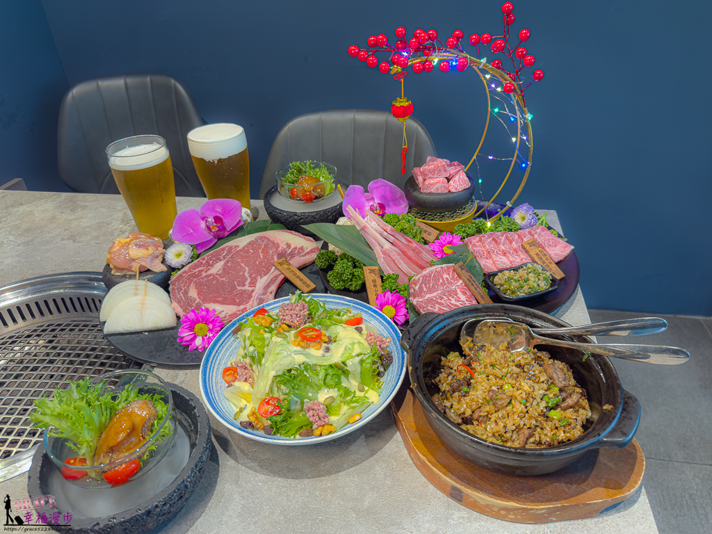 羽悅燒肉｜西區台中市–精緻日式庭園的頂級燒肉餐廳，有著特色爐端燒和日本前澤牛的極致饗宴 @嘿!部落!