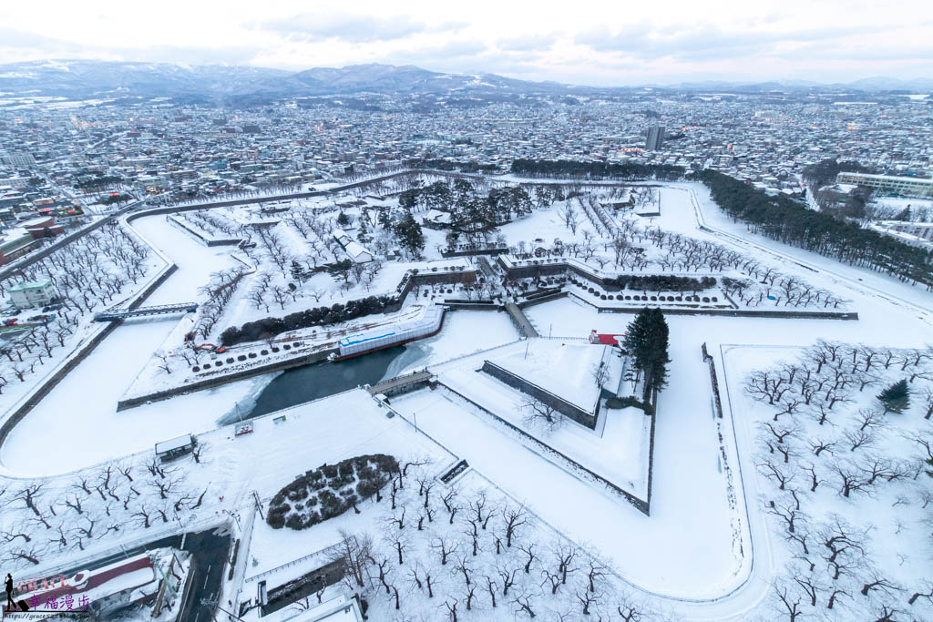 五稜郭公園｜北海道日本–函館最美的雪地星城，冬季點燈超夢幻 @嘿!部落!