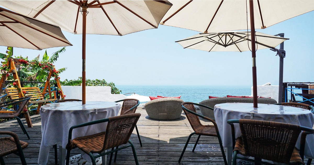 【新北美食】夢想地圖Caf&eacute;｜淺水灣無敵海景餐廳，散步3分鐘到淺水灣，IG網美打卡熱點，觀賞夕陽最佳據點 @嘿!部落!