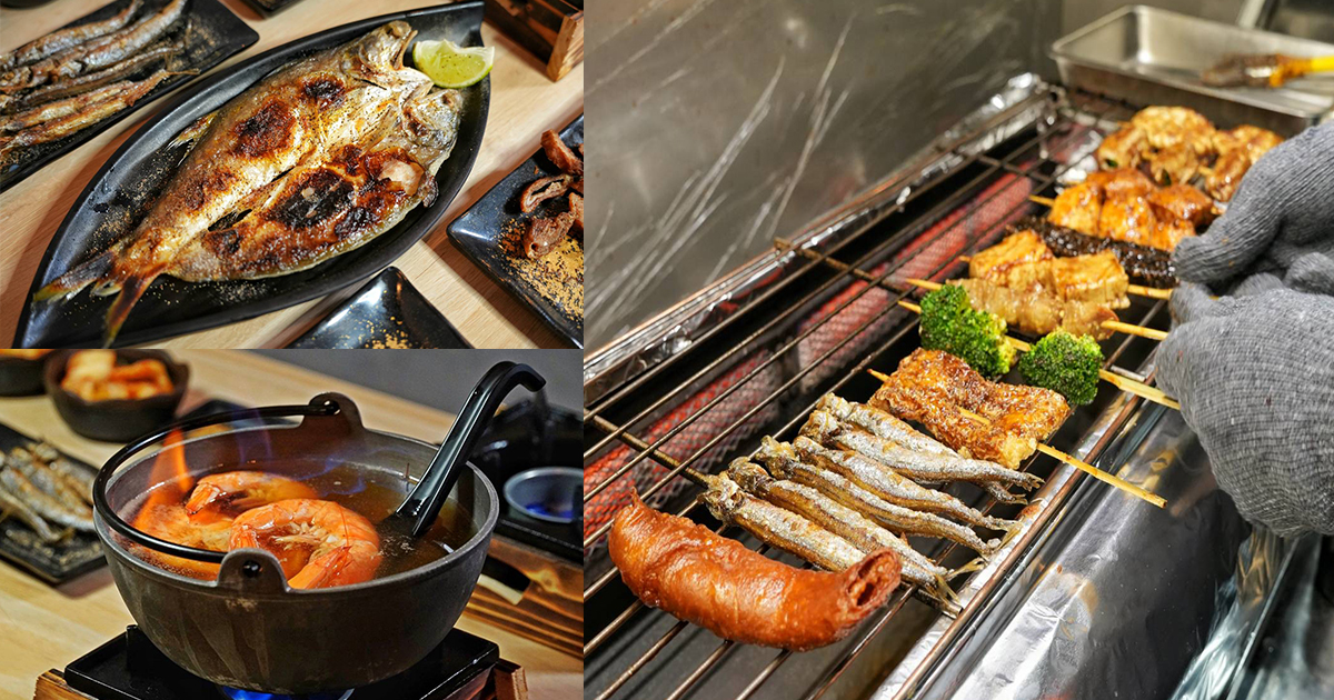 【新北美食】柒息地串燒居酒屋．新莊中華店｜小酌聚餐超人氣深夜食堂，銅板價串燒19元起，靈魂神醬一嚐上癮 @嘿!部落!