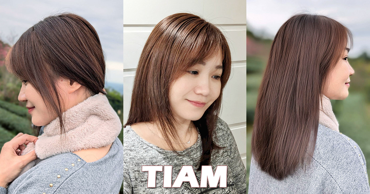 【中壢美髮】TiAM Hair 中壢延平店｜強大的韓風修容剪髮術直接減齡10歲，搭配2026年度代表色「摩卡慕斯」髮色，打造溫柔系質感髮型 @嘿!部落!