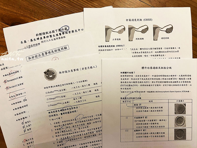 試管嬰兒紀錄｜板橋基生生殖中心，從打排卵針、破卵針到取卵（上） @嘿!部落!