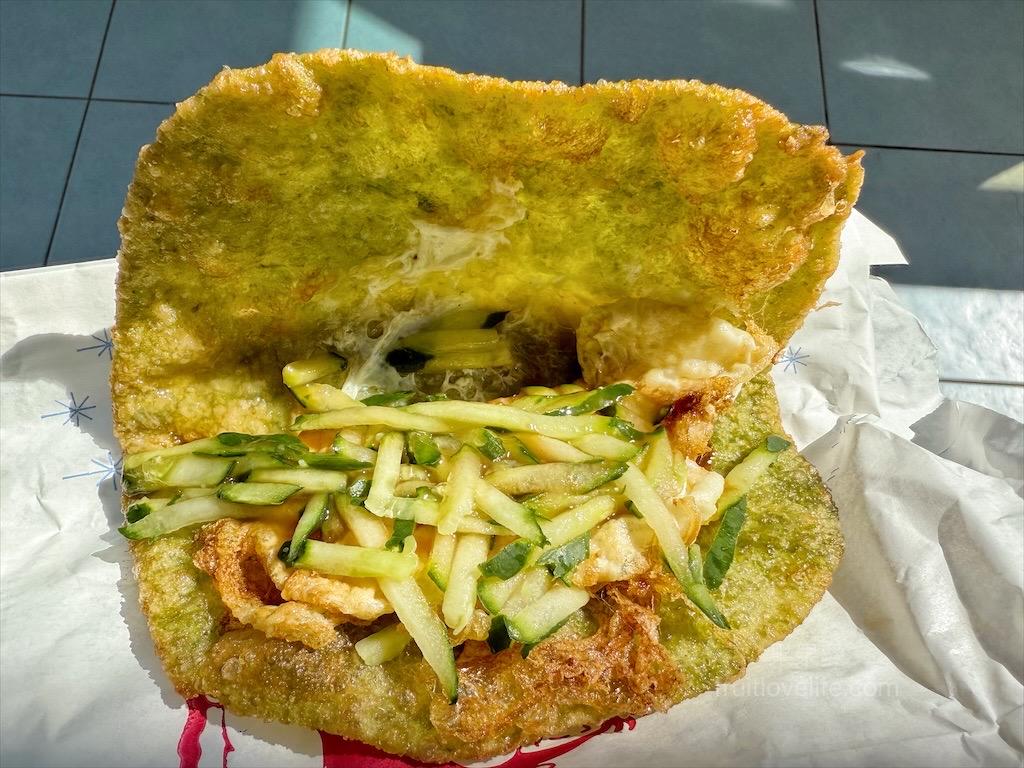海菜蛋餅 | 澎湖馬公早餐，北辰市場不能錯過的在地排隊美食-海菜蛋餅 @嘿!部落!