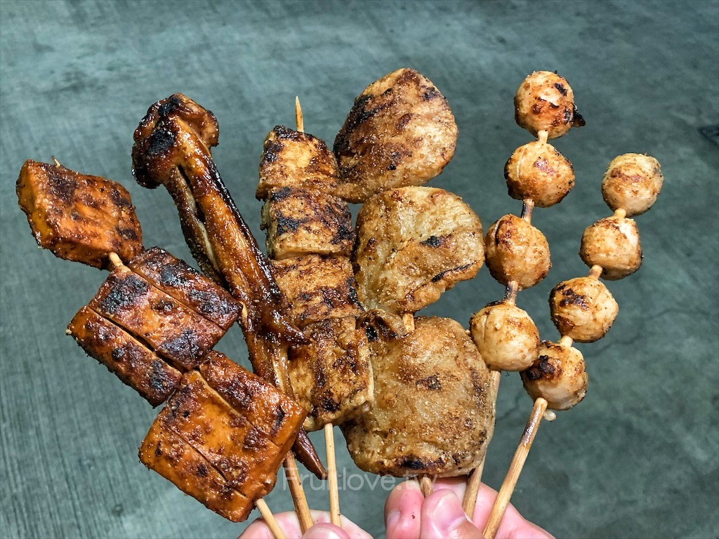 埔里第三市場夜市-秋香烤肉&rang;埔里夜市裡的超人氣烤肉店，食材豐富，烤功、烤醬一級棒 @嘿!部落!