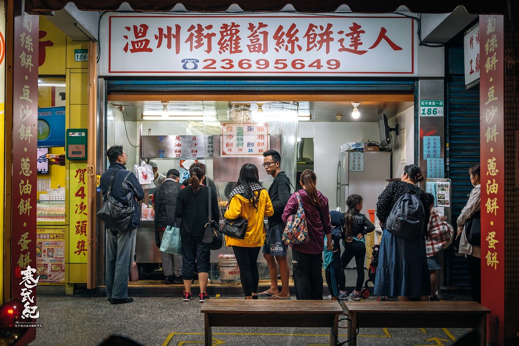 【中肯‧食記】温州街蘿蔔絲餅達人．師大夜市｜飄香近半甲子．超人氣蘿蔔絲餅．蔥油餅加蛋必吃．師大排隊美食！捷運台電大樓站～ @嘿!部落!
