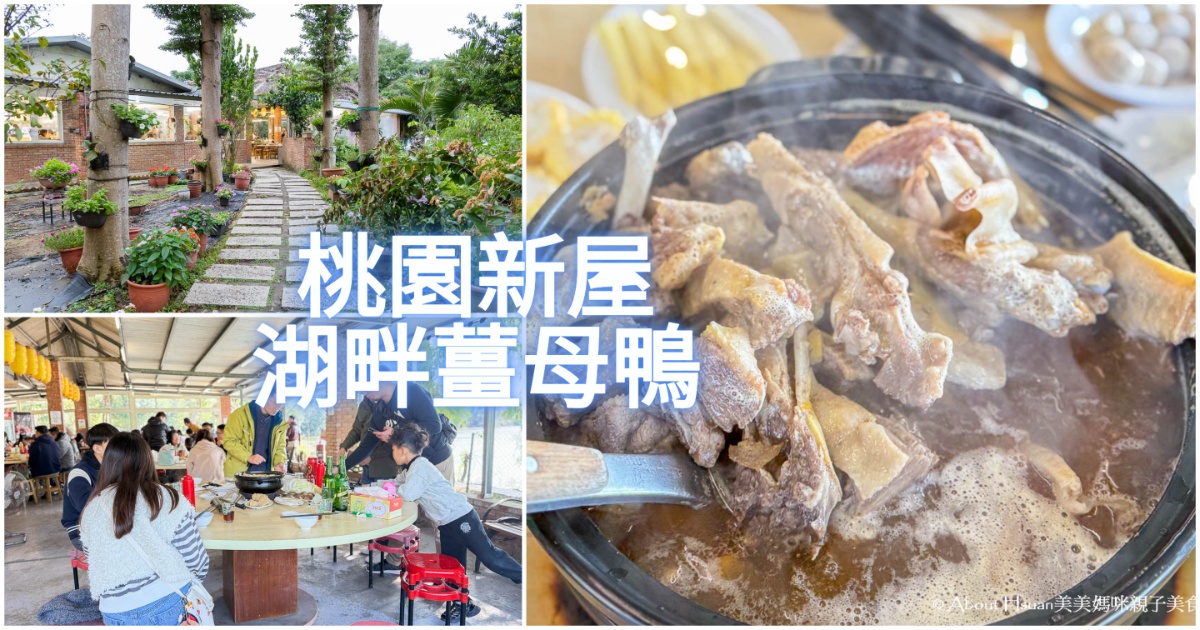 新屋美食 陽柳塘薑母鴨 坐落於湖畔美景旁享用薑母鴨 無法預訂只能現場排隊的新屋薑母鴨