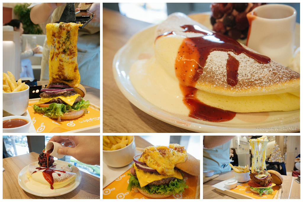【台北】屋莎鬆餅屋woosaパンケーキ │這家夠浮誇，又是起士瀑布又是雲朵食感！京站美食甜點下午茶、起司瀑布和牛堡、台北雲朵鬆餅 @嘿!部落!