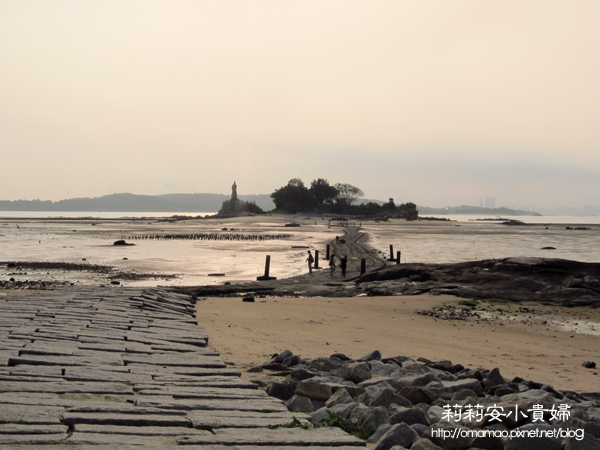 【金門景點】建功嶼。欣賞金門最美的夕陽落日、金門版摩西分海 @嘿!部落!