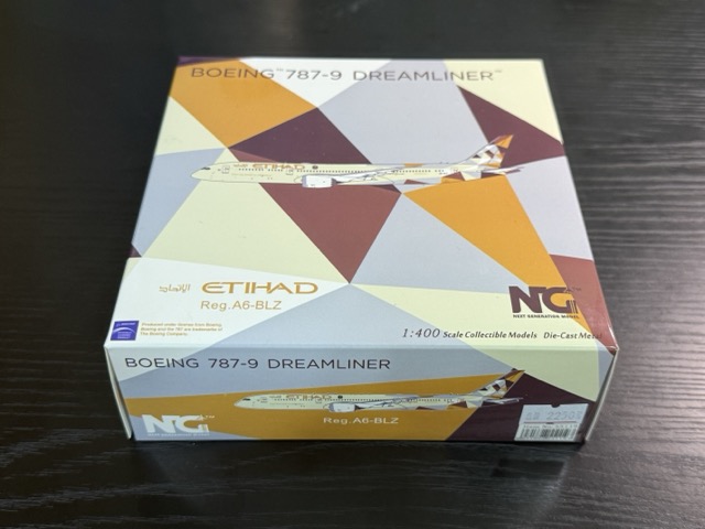 [開箱] Etihad Airways 阿提哈德航空 模型機 @嘿!部落!