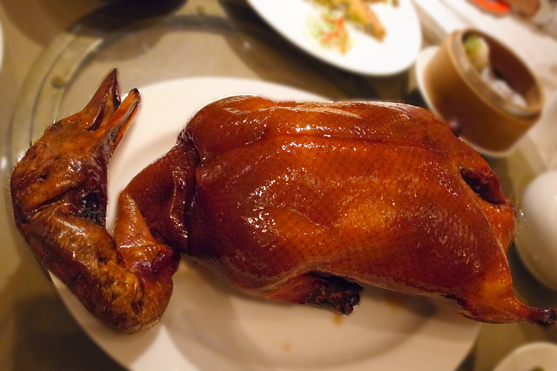 台北吃烤鴨｜國賓飯店粵菜廳～掛爐烤鴨真美味，預約才吃的到 @嘿!部落!