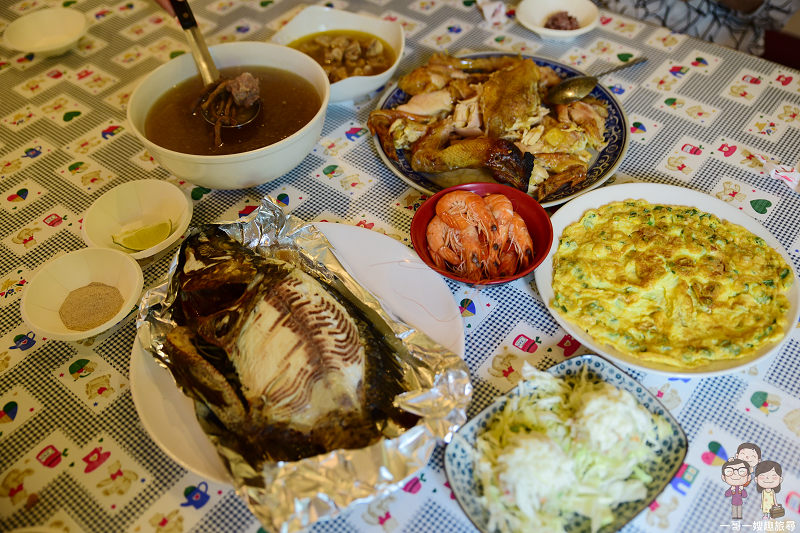 花蓮美味｜吉安兩津食堂無菜單農莊料理！一人300，烤魚、烤雞樣樣都美味 @嘿!部落!