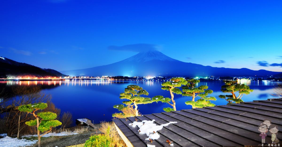 河口湖住宿｜在房裡就能觀賞逆富士絕景的溫泉旅宿．秀峰閣 湖月 @嘿!部落!