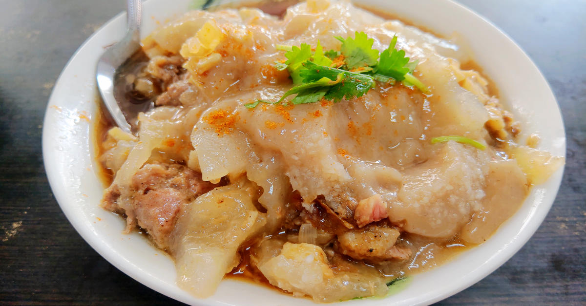 新北永和美食｜永貞路上的老店~北斗肉圓，皮Q餡多還有獨特的芋頭口味，不用跑彰化就能吃到的好滋味 @嘿!部落!