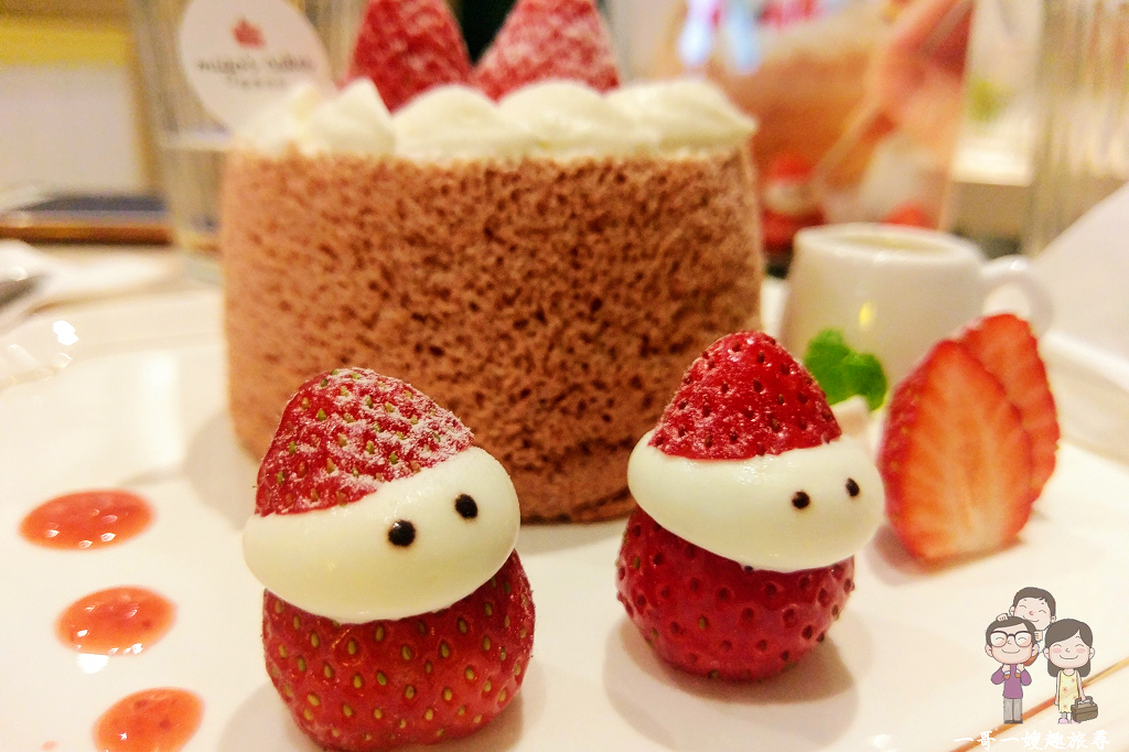 台北吃甜點｜赤峰街~蜜菓拾伍Migo’s Cakes，冬季限定的草莓戚風蛋糕，可愛到讓人下不了手