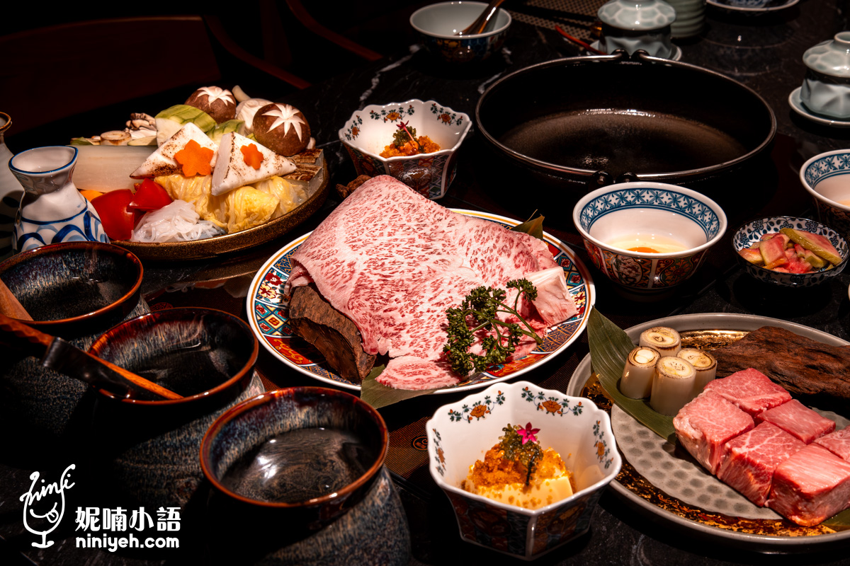 祇園．禪院壽喜燒｜台北頂級壽喜燒新寵！獨創「厚切金磚和牛」饕級新吃法 @嘿!部落!