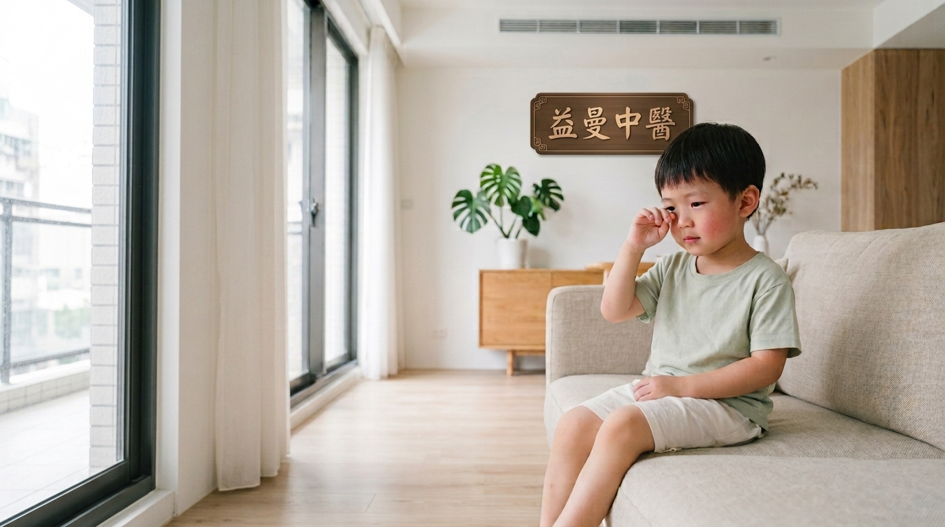 【特定族群調理：兒科】小孩夏天狂揉眼睛、冷氣房狂打噴嚏？中醫：別等冬天再崩潰，把握「這幾天」幫孩子過敏斷根！ @嘿!部落!