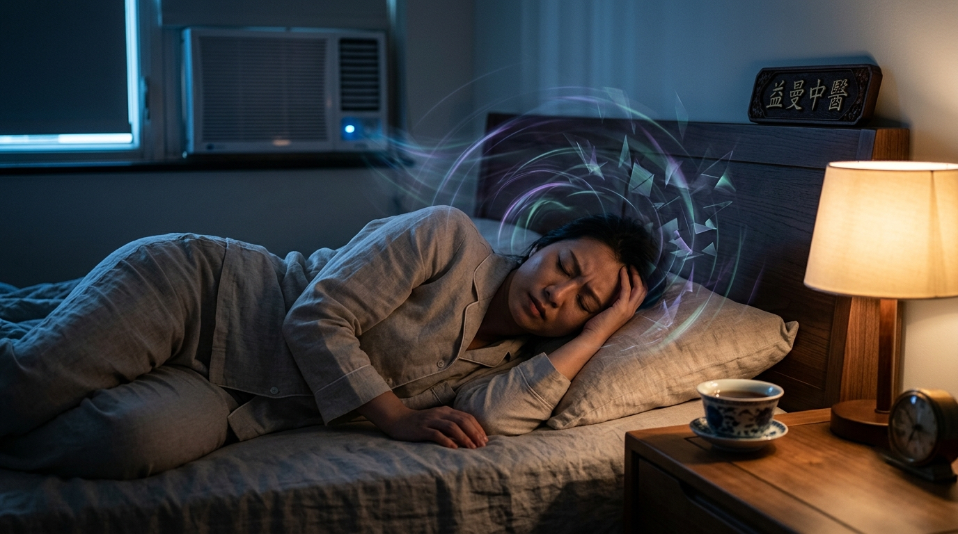 【居家穴位保健】夏夜越熱越睡不著？大腦雜訊太多「心火旺」惹禍！中醫 3 大降溫安神穴，幫你一鍵關機 @嘿!部落!