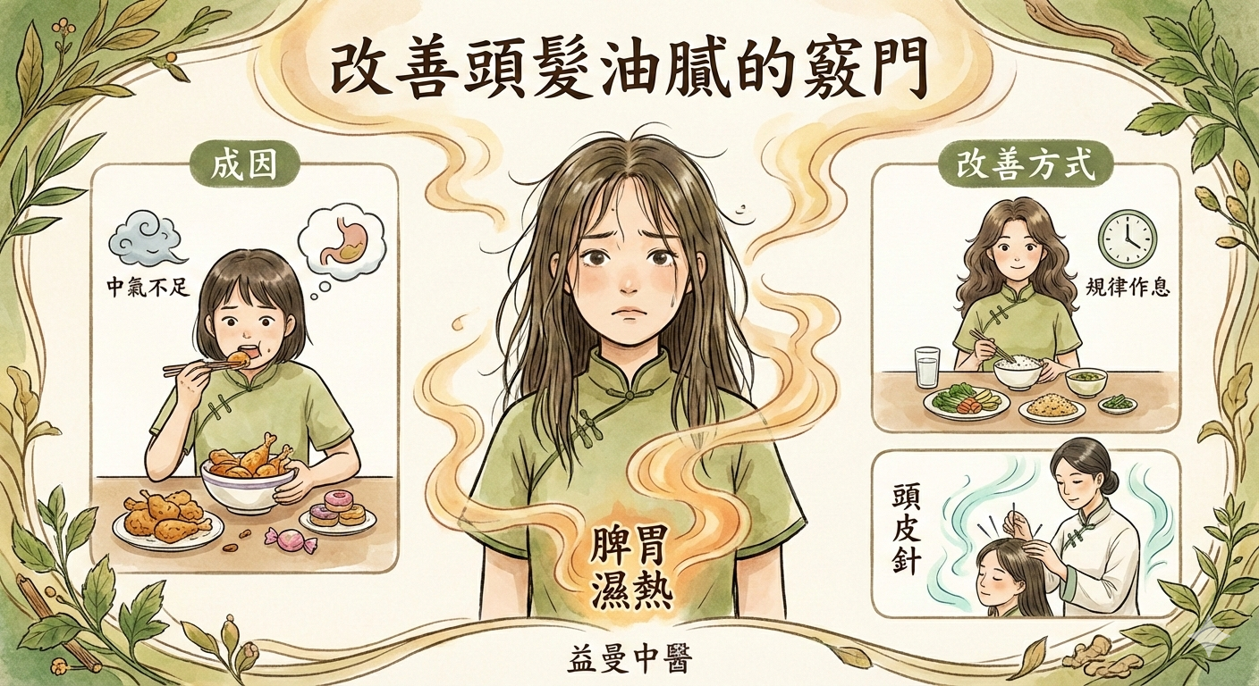 中醫觀點：改善頭髮油膩、頭皮出油的竅門 @嘿!部落!