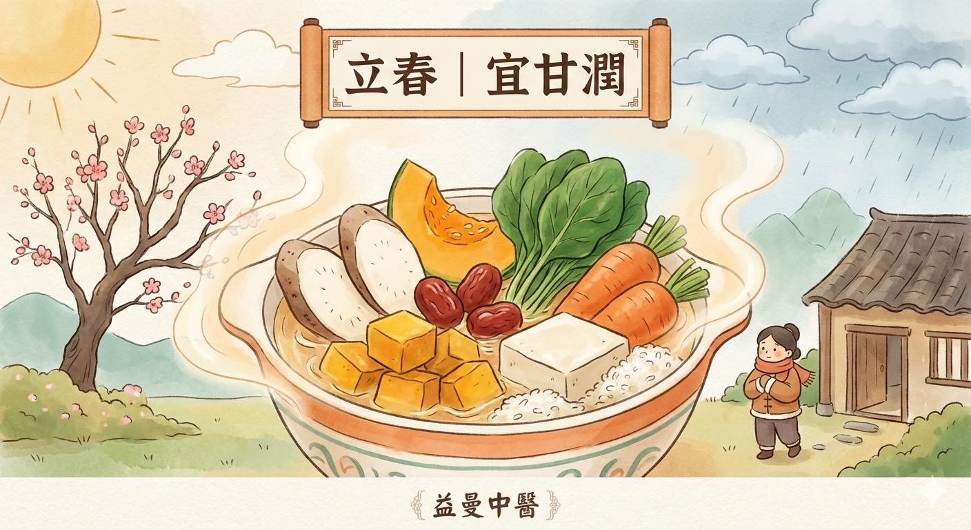 立春，宜甘潤，春天，初春，食補，養生 @嘿!部落!