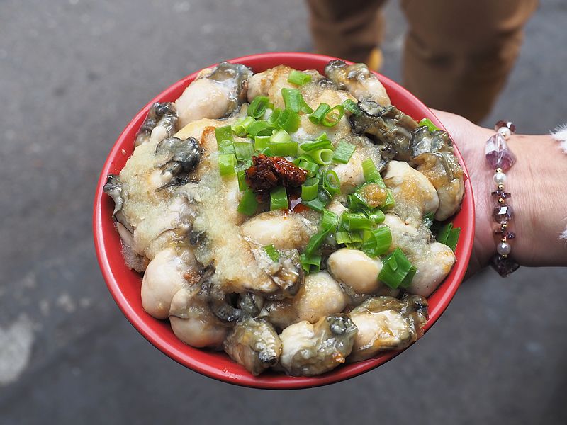 桃園中壢美食-緣圓香Q麵線-大四喜麵線超澎派，雙倍蚵仔痛風滷肉飯讓人尖叫吶喊 @嘿!部落!