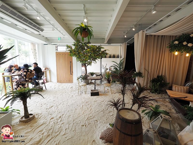 桃園平鎮美食-Amour373cafe 阿沐373-把沙灘搬進咖啡廳裡，餐點精緻好吃有用心  (邀約) @嘿!部落!