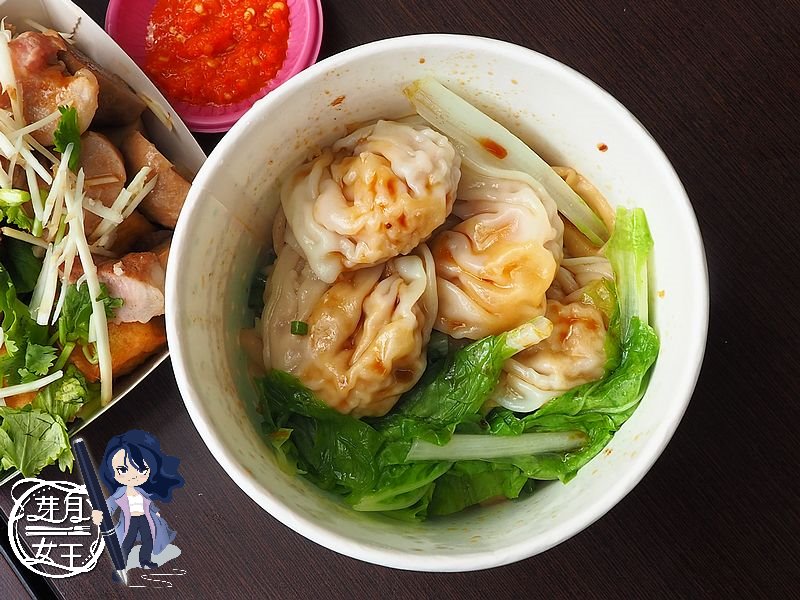 桃園大園美食-市場口鮮蝦大餛飩-菜市場內的傳統好味道，蛋腸真的好好吃！！ @嘿!部落!
