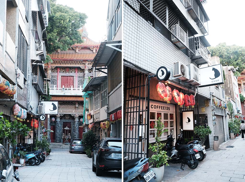 台南神農街文青咖啡店「肥貓咖啡」，招牌珍奶伯爵戚風蛋糕，還有貓店長熱情招呼款待！ @嘿!部落!