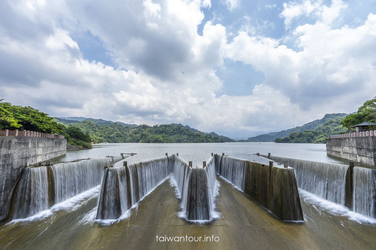 【鯉魚潭水庫】全臺灣唯一鋸齒堰溢洪道.苗栗網美景點