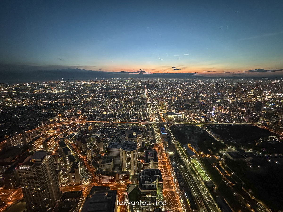 【阿倍野展望台 HARUKAS 300】大阪360度夜景,門票優惠 @嘿!部落!