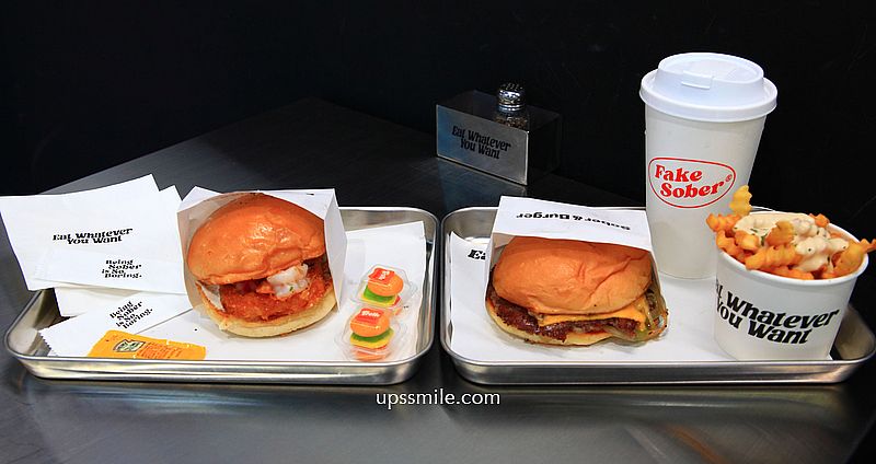 Sober & Burger，Fake Sober開漢堡店，新開幕信義區街頭漢堡專賣店，金屬未來感風格 @嘿!部落!