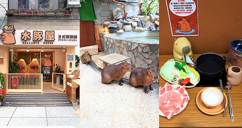 水豚屋，台北信義區水豚屋日式涮涮鍋，台北水豚寵物友善餐廳，捷運市府站美食 @嘿!部落!