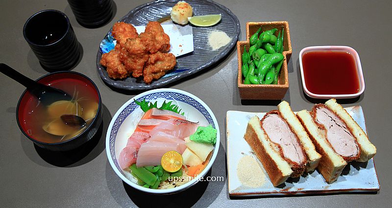 岡心食堂，忠孝復興站美食，台北東區日式生魚片丼飯、腰內豬排三明治，附岡心食堂菜單 @嘿!部落!