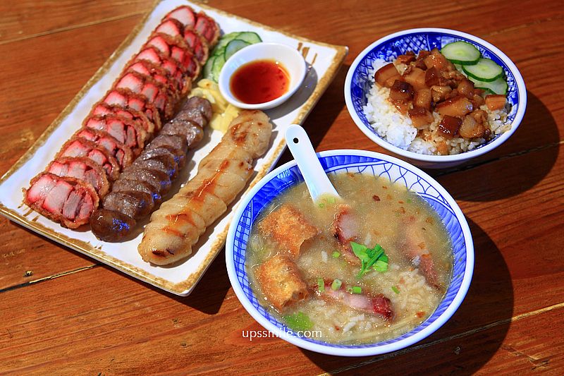 台客燒肉粥五權店，台中宵夜美食，台中米其林必比登推介，必吃古早味肉粥 脆口燒肉真材實料 @嘿!部落!