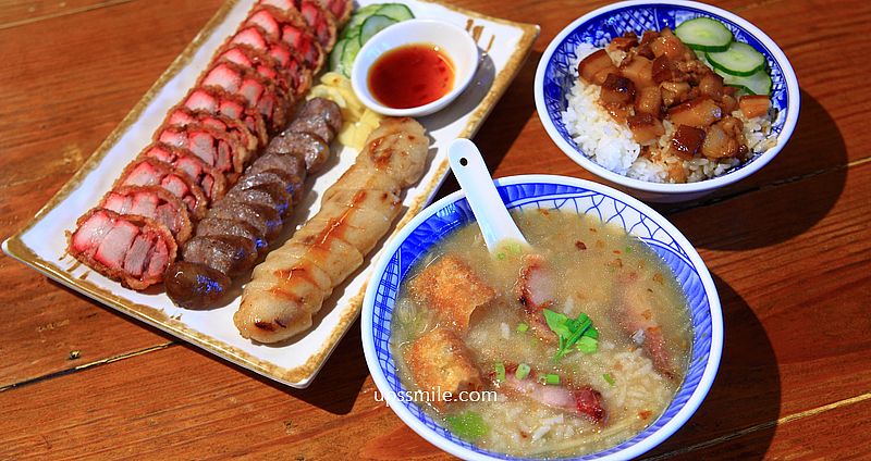 台客燒肉粥五權店，台中宵夜美食，台中米其林必比登推介，必吃古早味肉粥 脆口燒肉真材實料 @嘿!部落!
