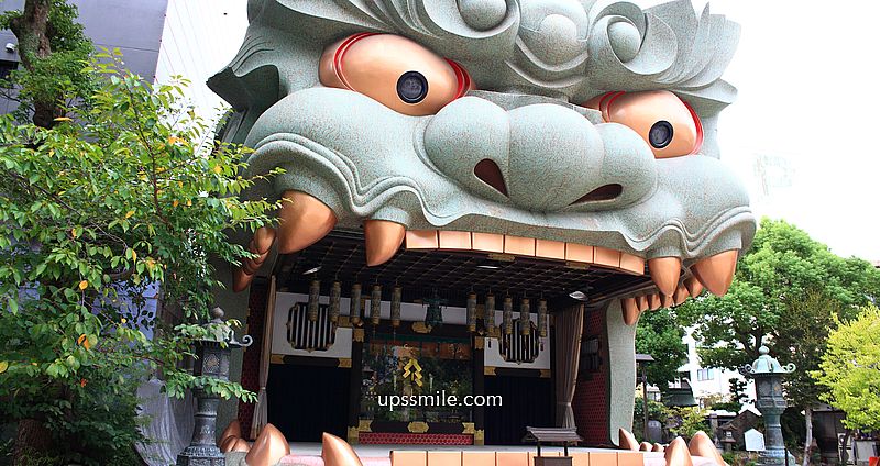 【日本大阪景點】難波八阪神社，令人震撼巨無霸獅子殿，招來好運氣神社 @嘿!部落!