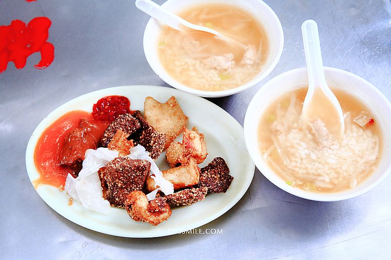 葉家肉粥YE rice congee，傳承四代大稻埕慈聖宮廟口美食，炸花枝炸豬肝必吃，大稻埕美食必吃，大同區美食，米其林主廚與白鍾元老師朝聖台北美食，台北銅板美食推薦 @嘿!部落!
