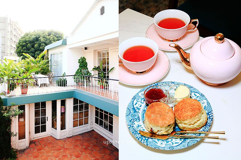 漫漫拾光英倫茶館 moments in time，台中一中街附近老屋純白英式建築，貴婦英式下午茶，台中司康推薦，台中創意蔬食餐廳，台中網美餐廳 @嘿!部落!
