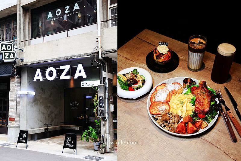 【台中西區美食】AOZA熬咋，勤美商圈工業風早午餐咖啡廳，橫掃IG打卡台中景點，台中神等級好吃早午餐，台中網美早午餐聚會推薦